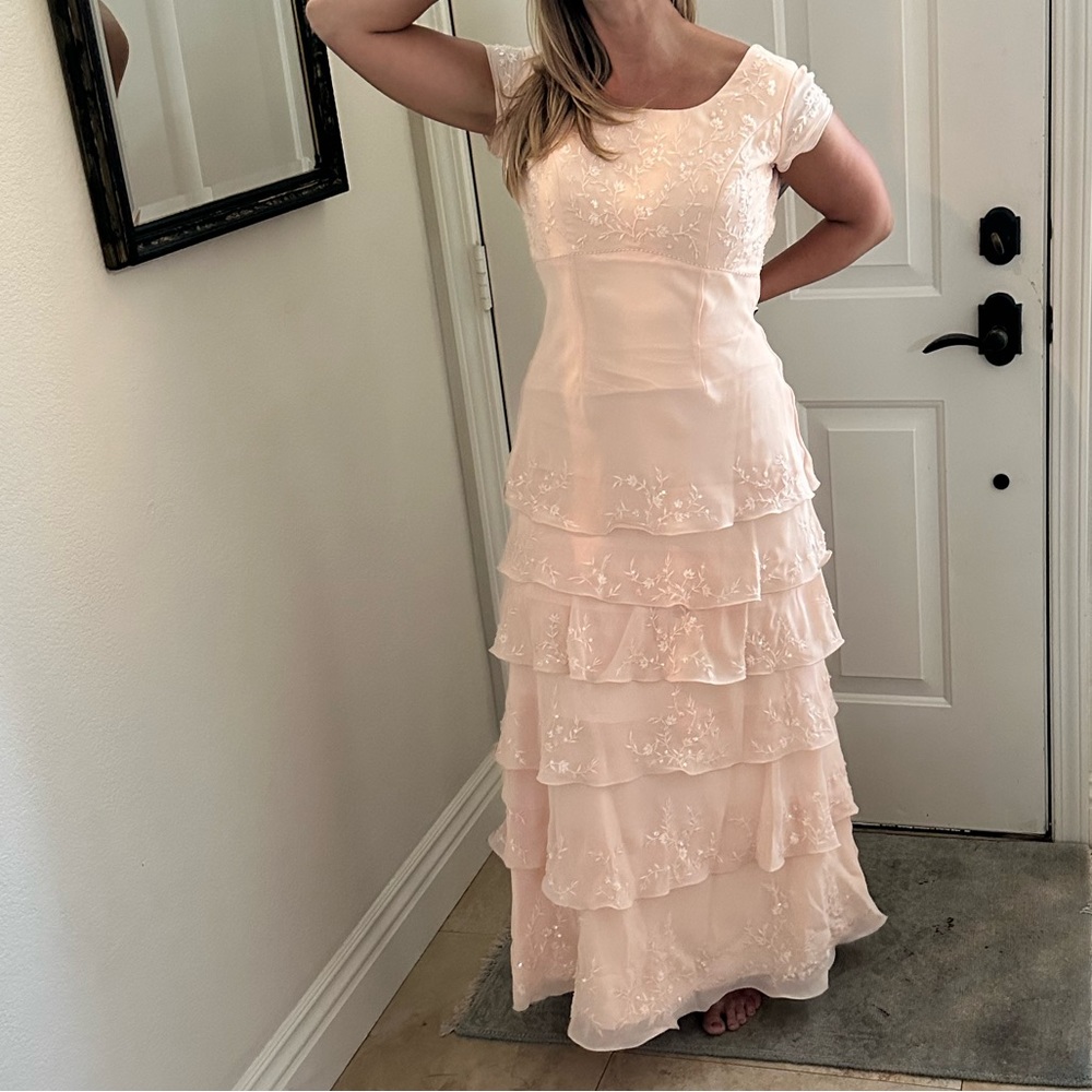 Tiered bridesmaid/prom dress